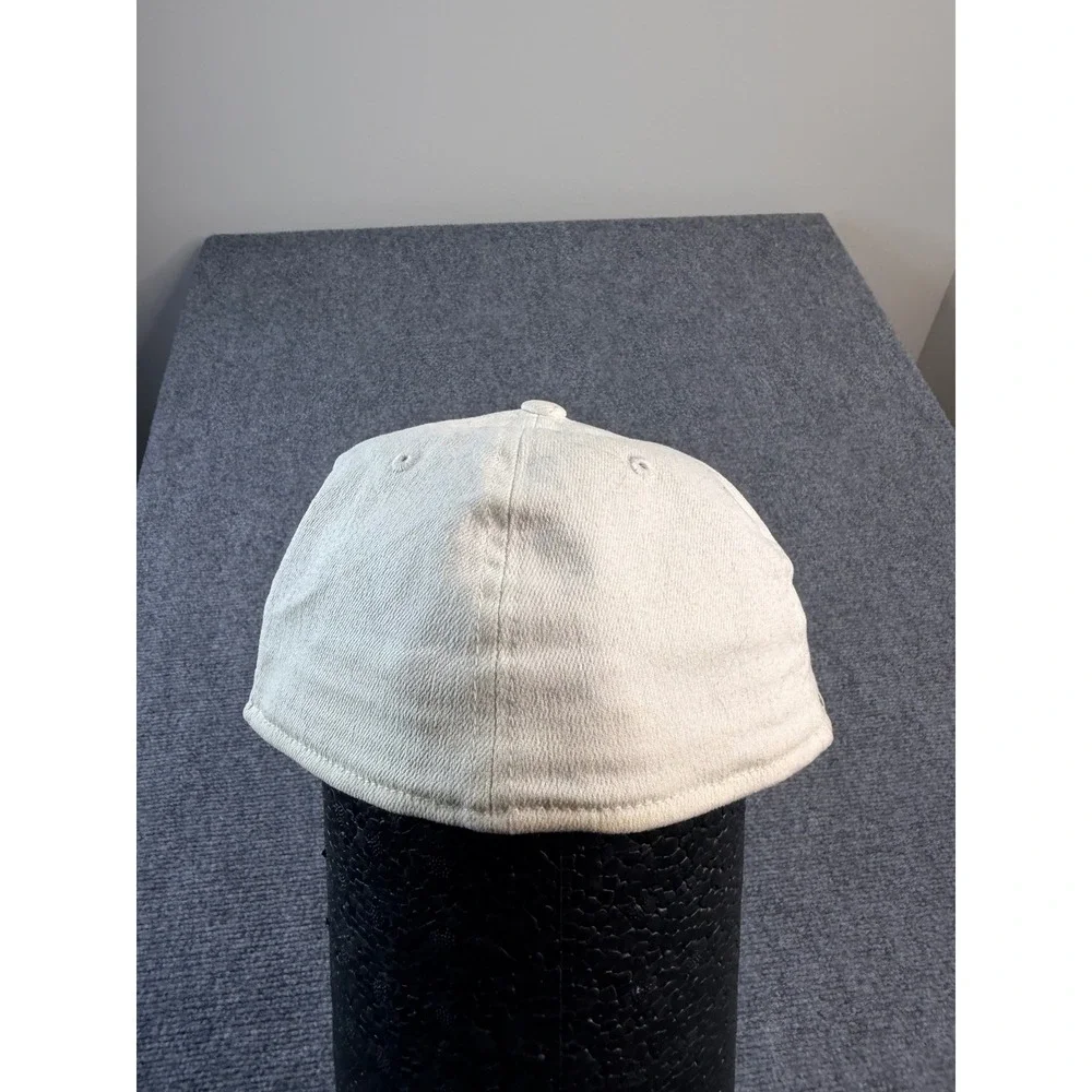 Reebok San Francisco 49ers Hat Mens L/XL Cream‎ Fitted NFL Football Cap 49ers SF